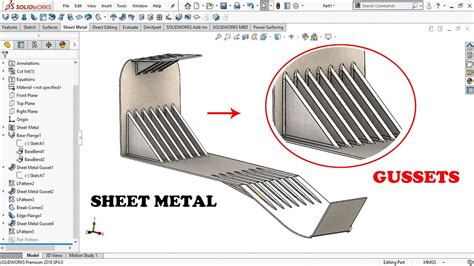 reinforce sheet metal|sheet metal gusset design guidelines.